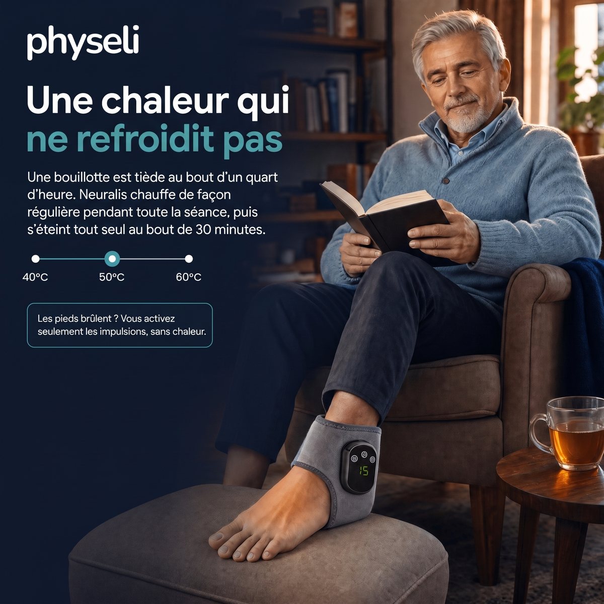 Neuralis, masseur 3 en 1 pour la neuropathie des pieds