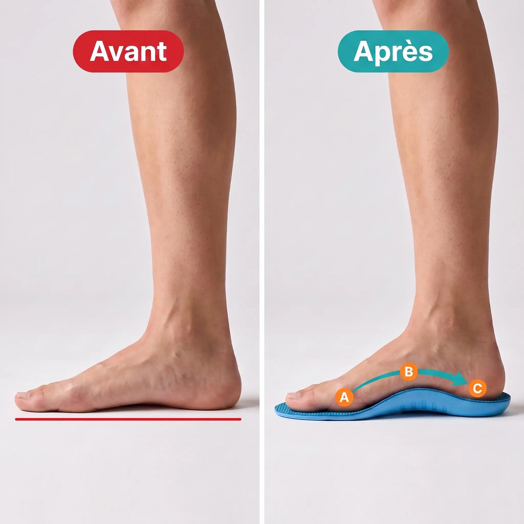 ComfiStep | Semelles Confort à Soutien de Voûte