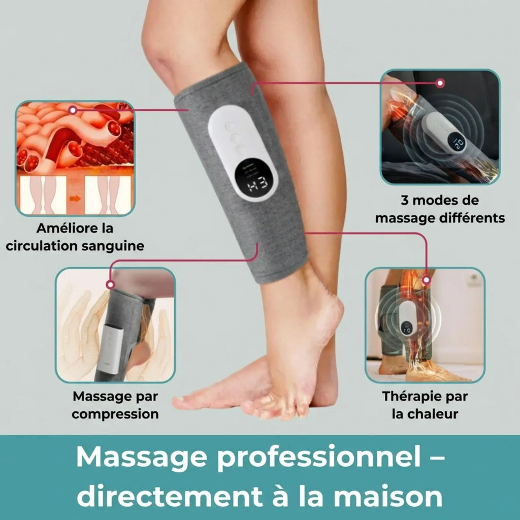 VivaRelief | Appareil de massage 3-en-1 pour jambes sans douleur