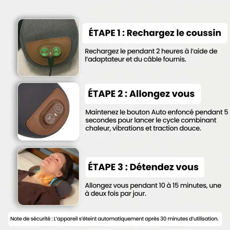 Coussin CerviTrax | Masseur à traction cervicale