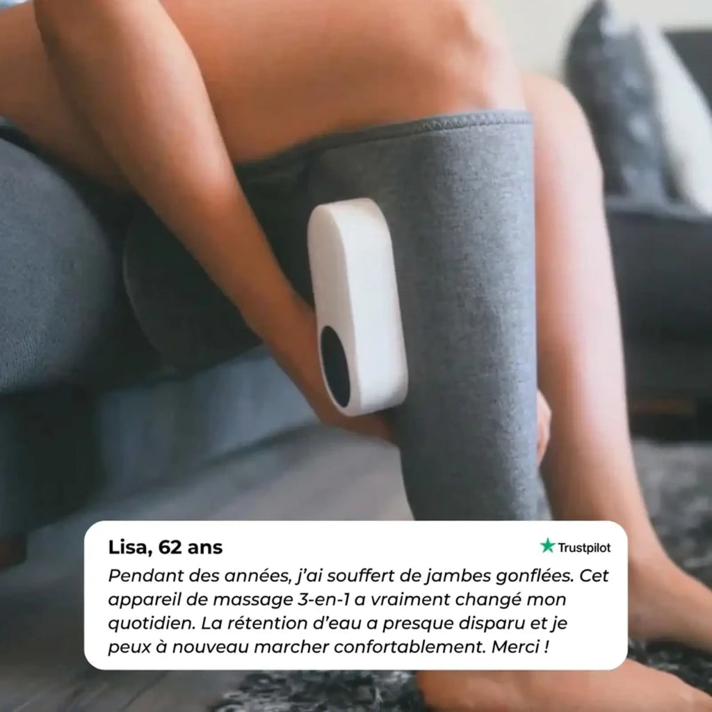 VivaRelief | Appareil de massage 3-en-1 pour jambes sans douleur