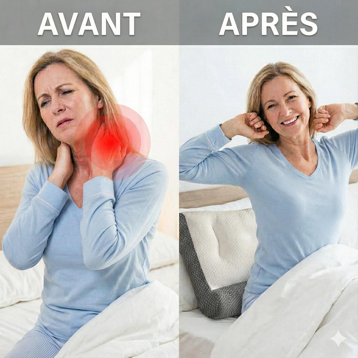 ComfiSleep avant apres cervicales