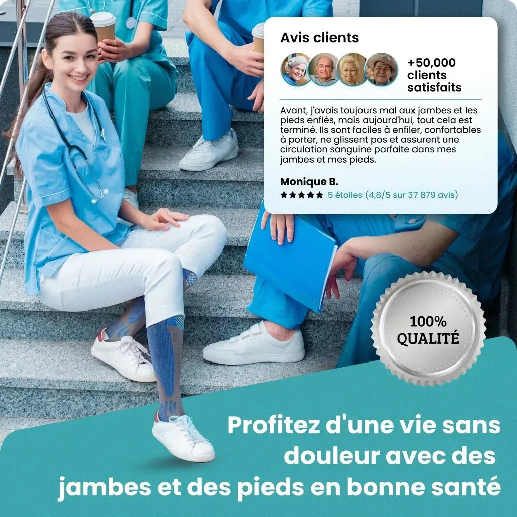 VenoRelief | Chaussettes de compression graduée