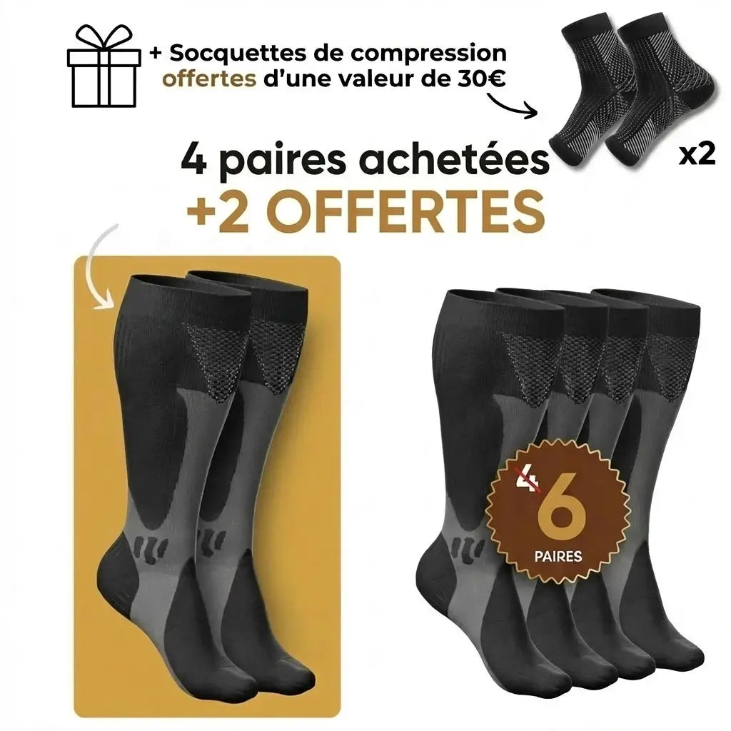 VenoRelief | Chaussettes de compression graduée