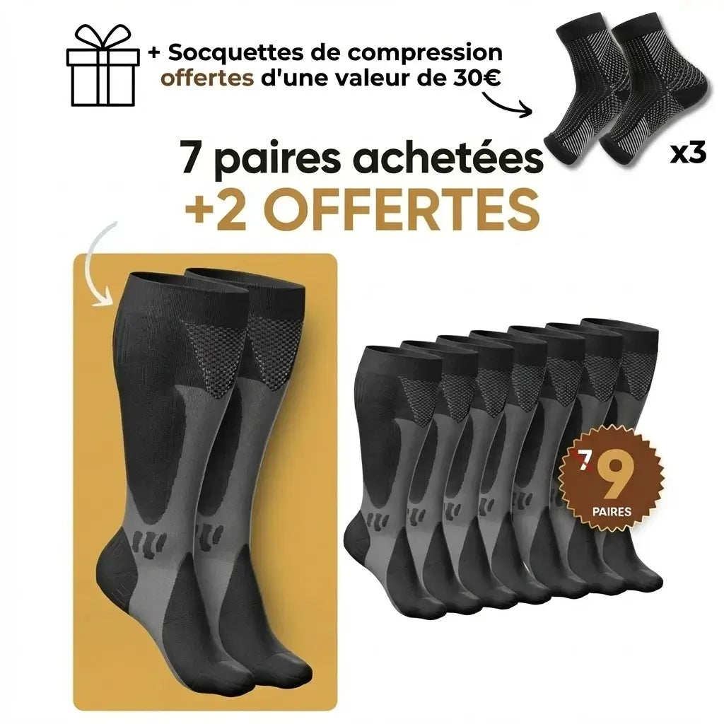 VenoRelief | Chaussettes de compression graduée