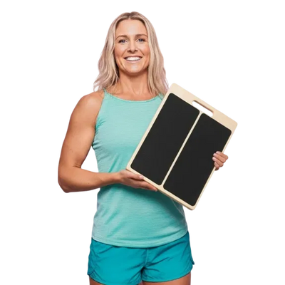 Cette planche utilise un positionnement à angle contrôlé pour libérer les tensions musculaires profondes en seulement quelques minutes par jour.