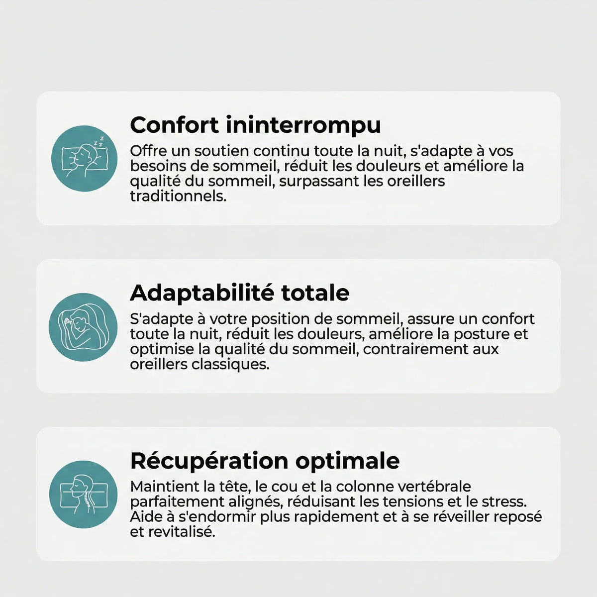 CerviRest | Oreiller ergonomique cervical