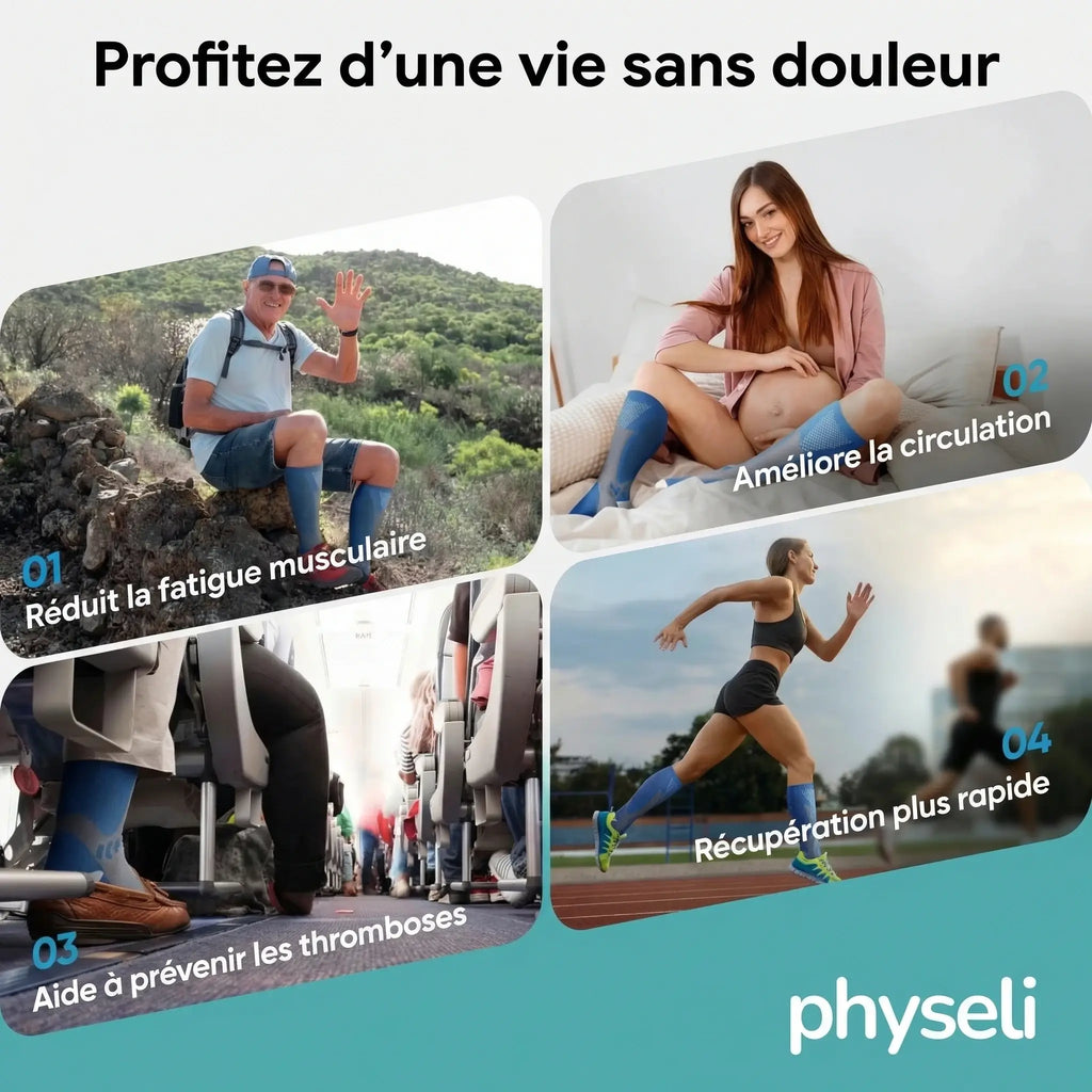 VenoRelief | Chaussettes de compression graduée