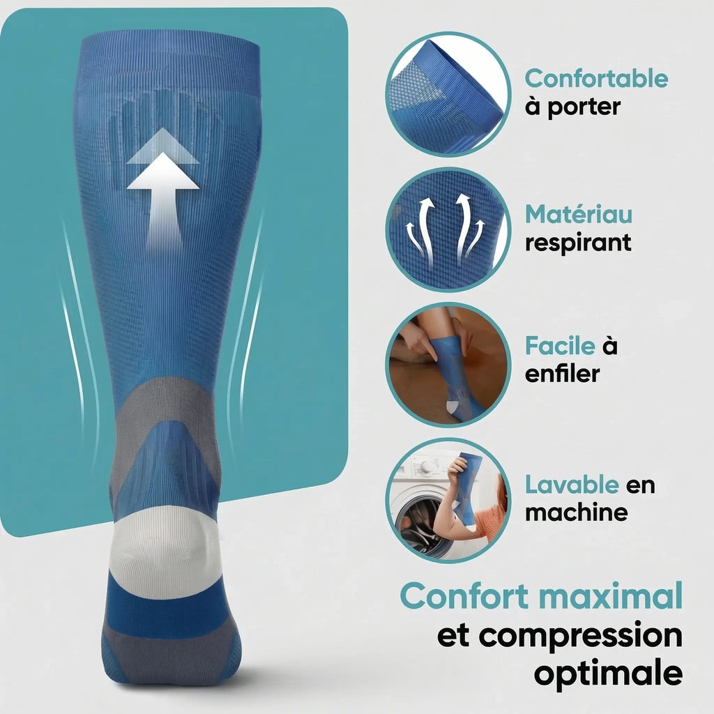 VenoRelief | Chaussettes de compression graduée