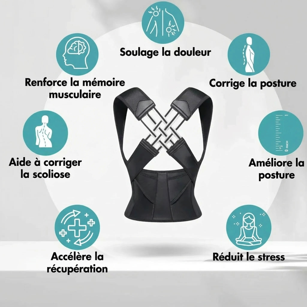BackAlign | Correcteur de posture instantané
