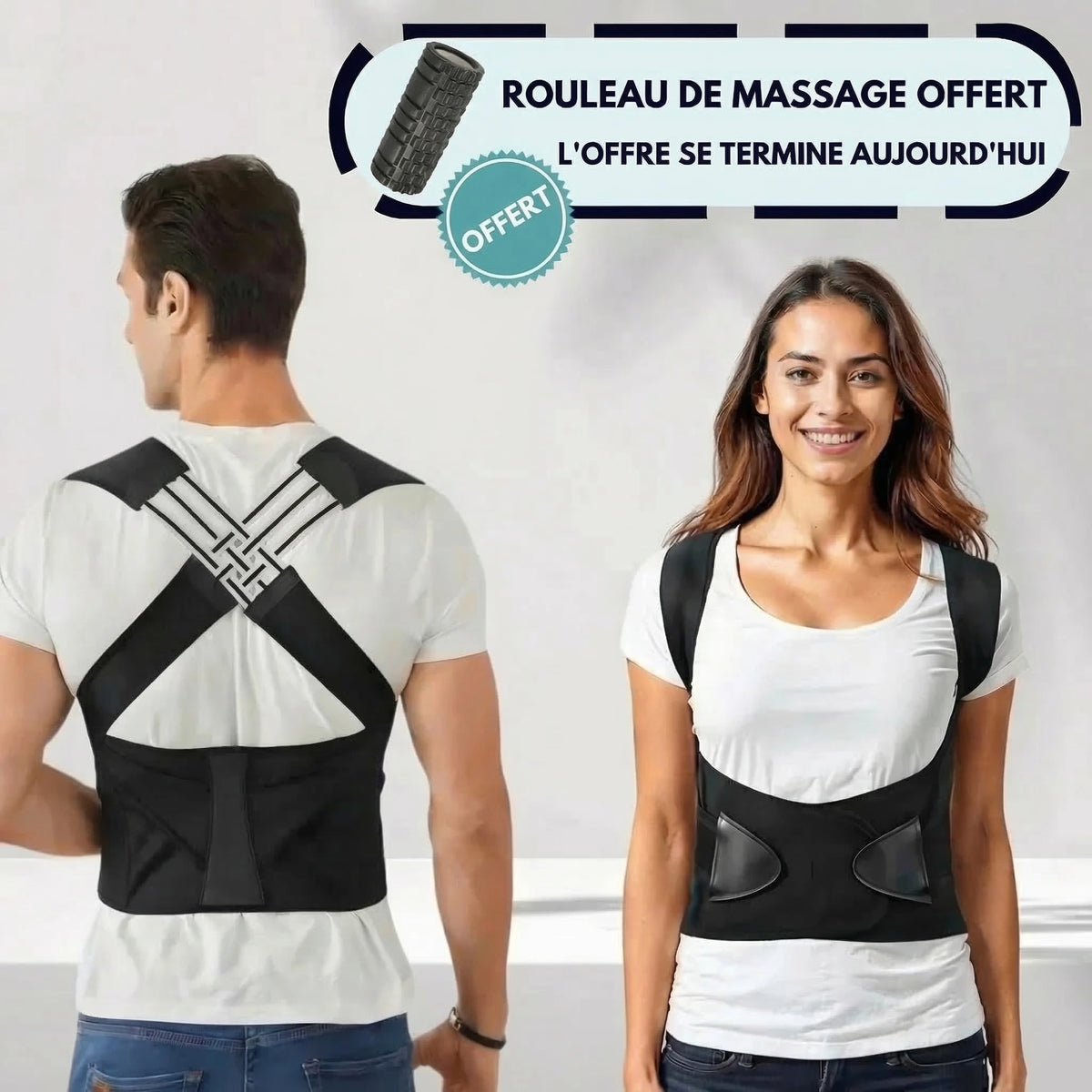 BackAlign | Correcteur de posture instantané