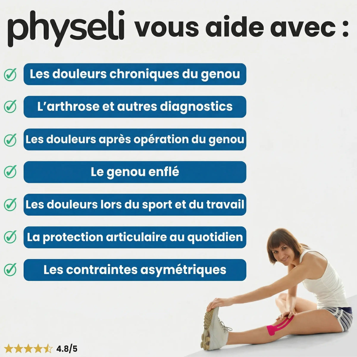 FlexiTape | Bande de maintien genou