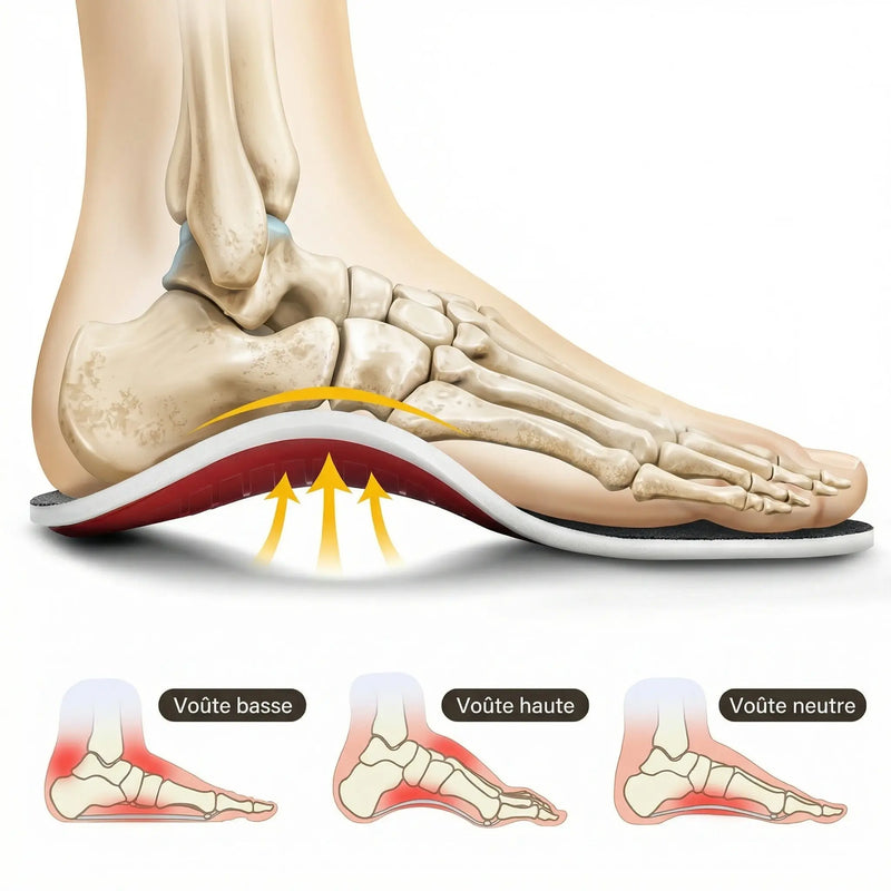 Marchez sans douleur, du matin jusqu'au soir