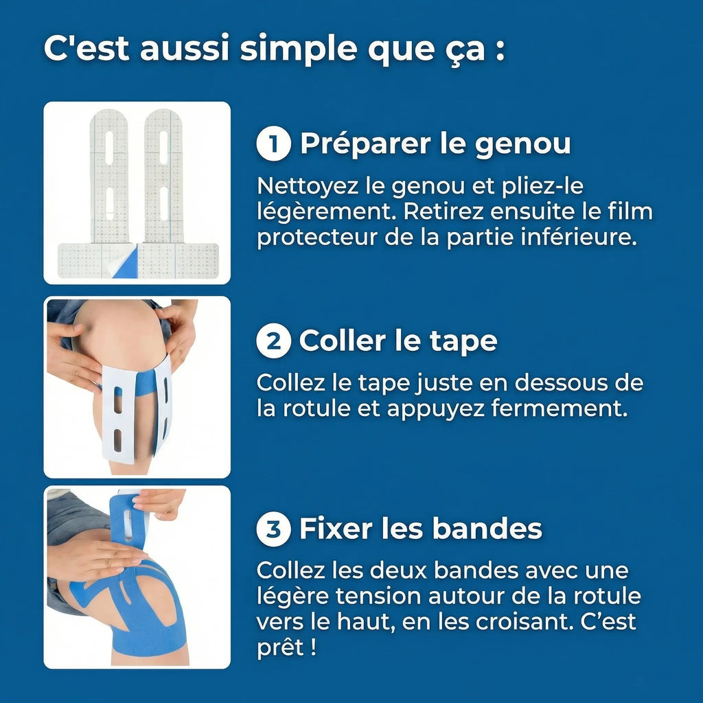 FlexiTape | Bande de maintien genou