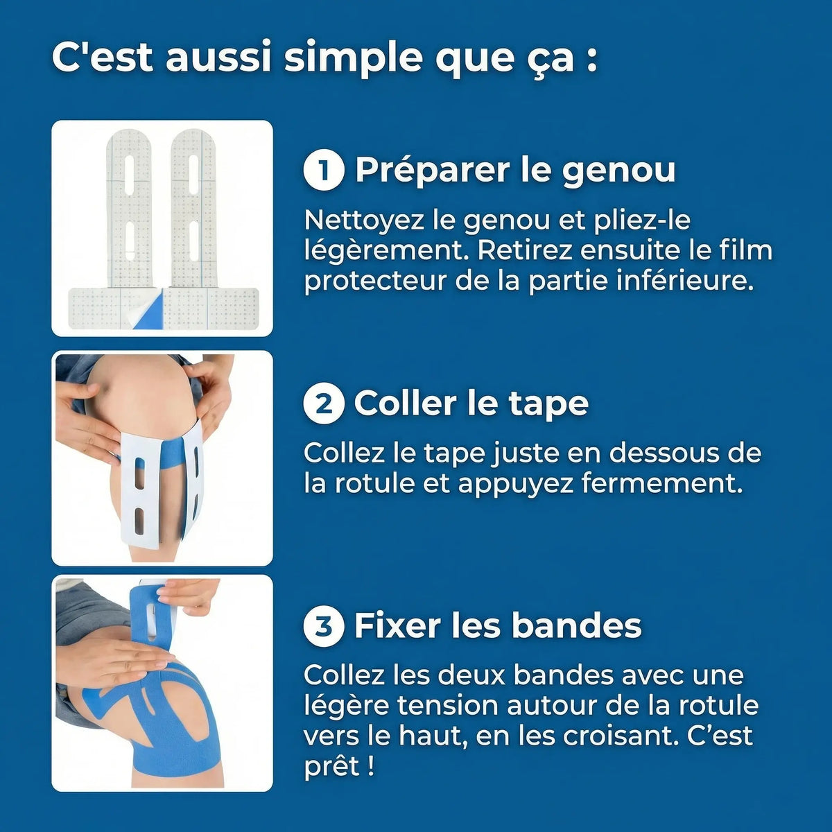 FlexiTape | Bande de maintien genou