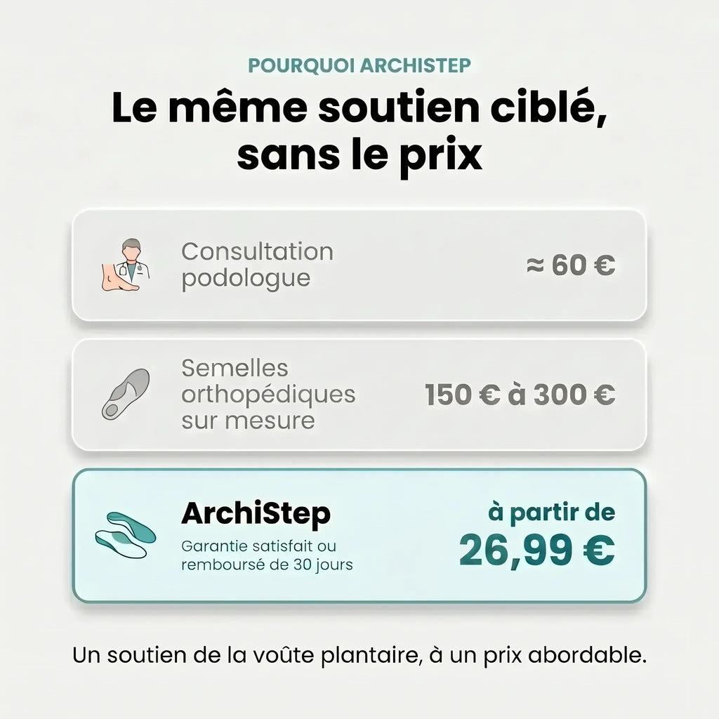 ArchiStep | Semelles de Soutien de la Voûte Plantaire