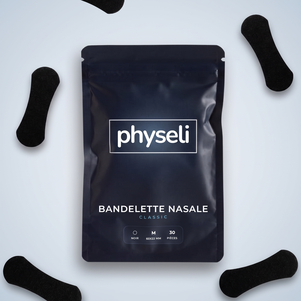 RespiFlex Bandelette Nasale, paquet de 30, noir taille M