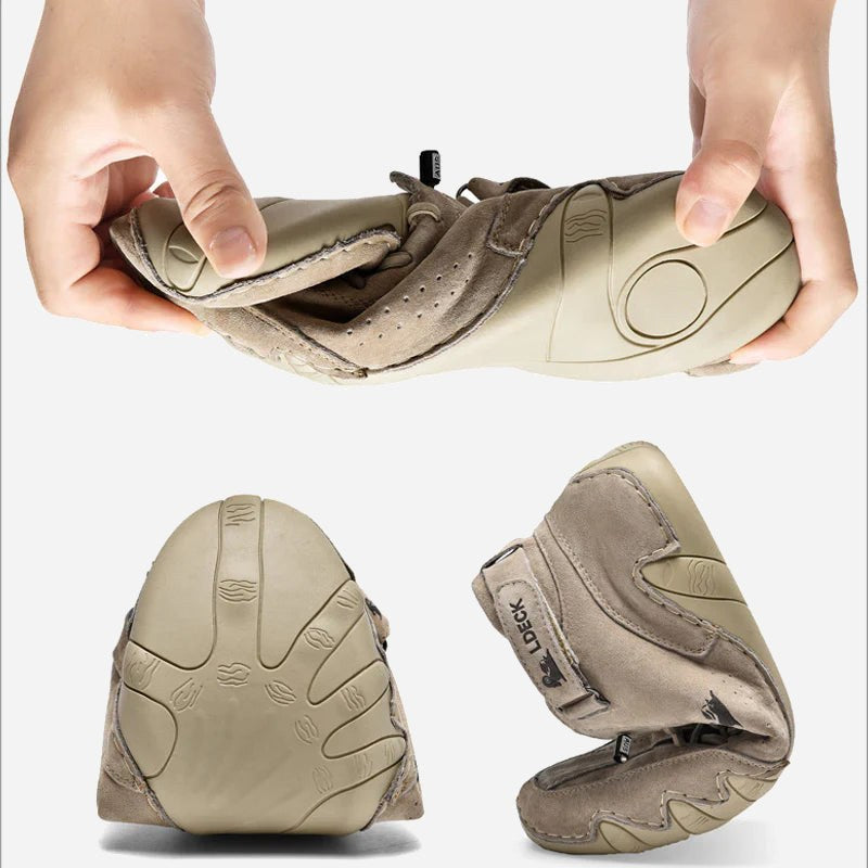 Chaussures LDeck flexibles, vues semelle