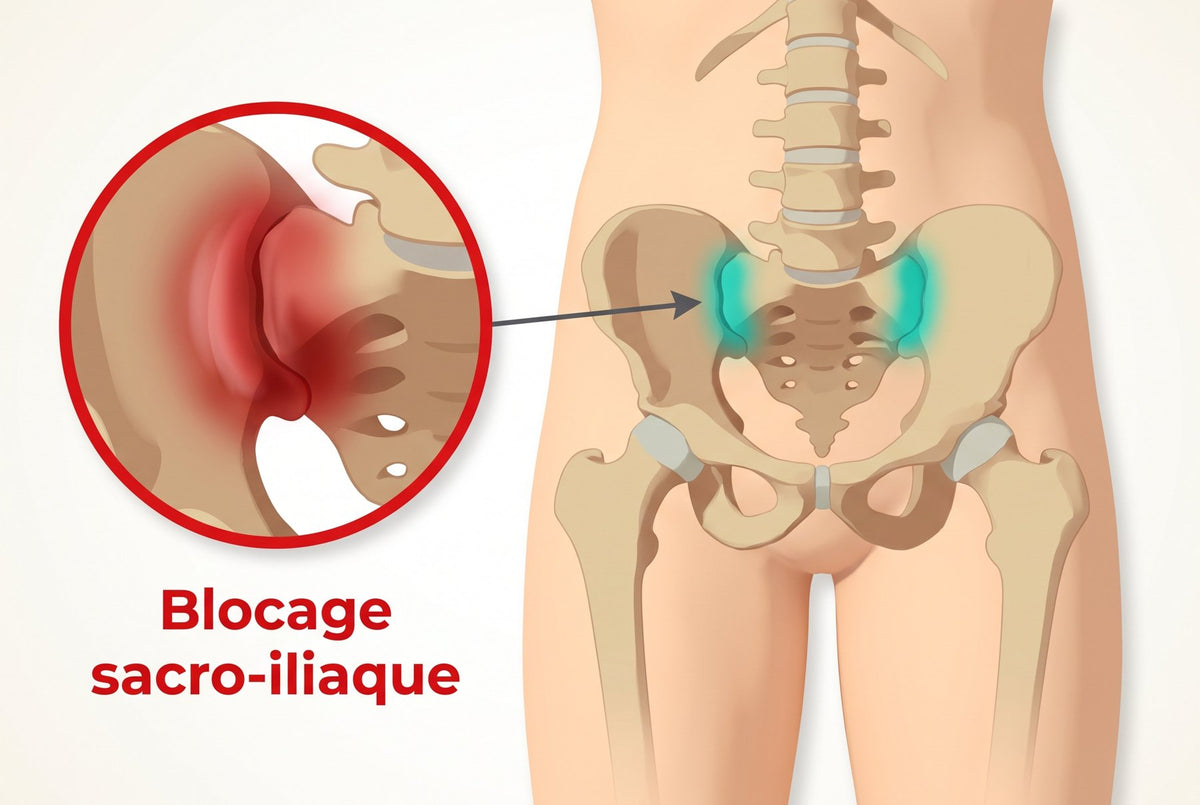 Blocage de l'articulation sacro-iliaque Image