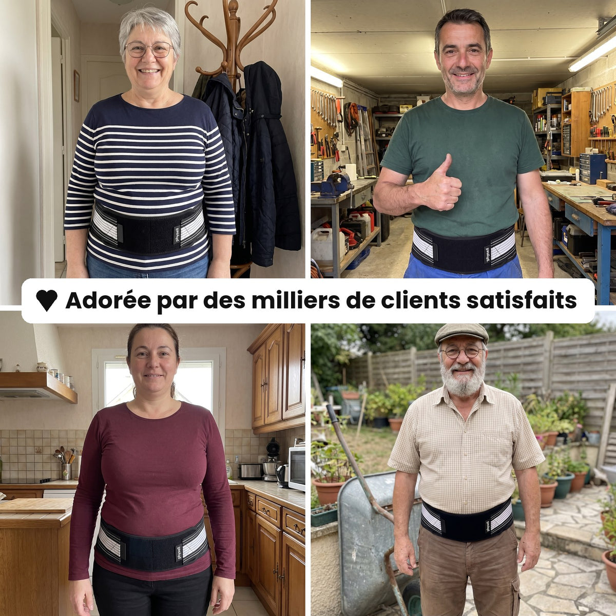 La ceinture LombaCore portée au quotidien