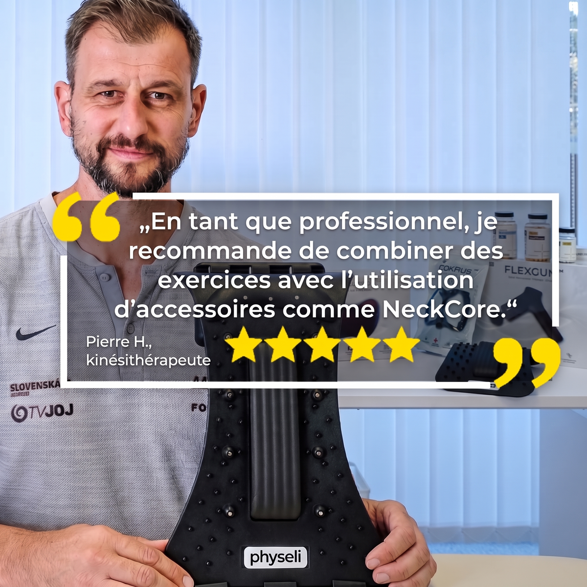 Temoignage kine NeckCore