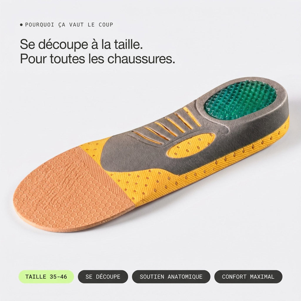 OrthoStep se découpe à la taille