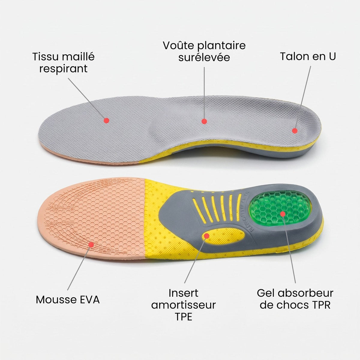 OrthoStep matériaux et anatomie