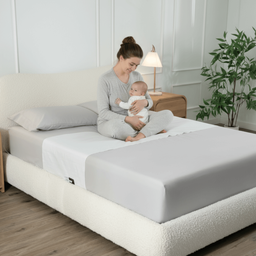 Drap sur le lit