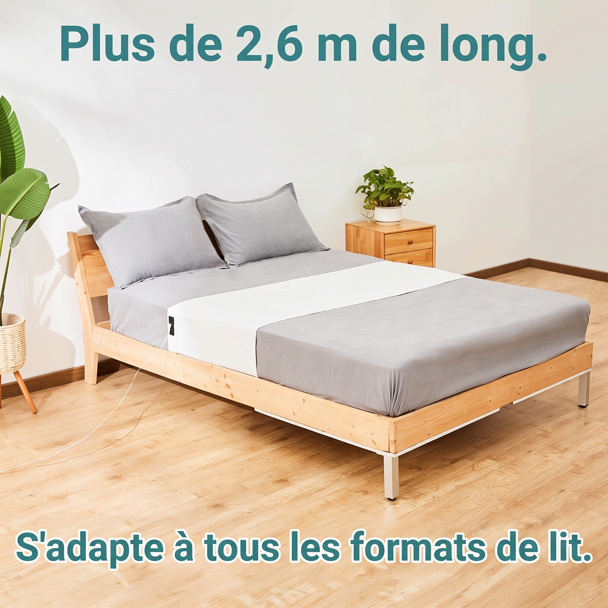 S'adapte a tous les formats de lit