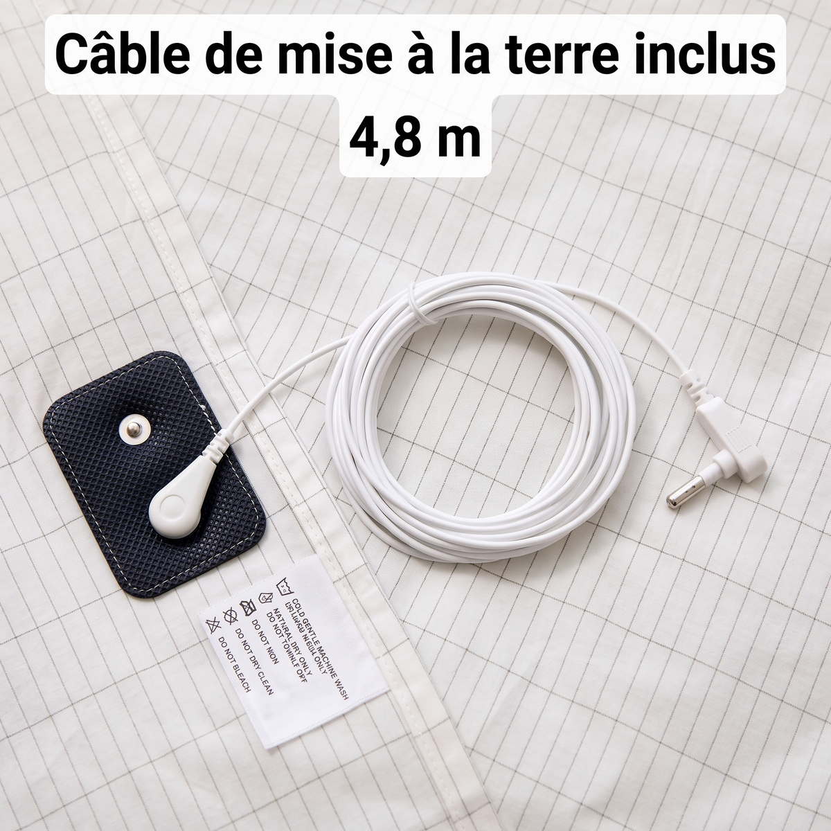 Cable de mise a la terre inclus
