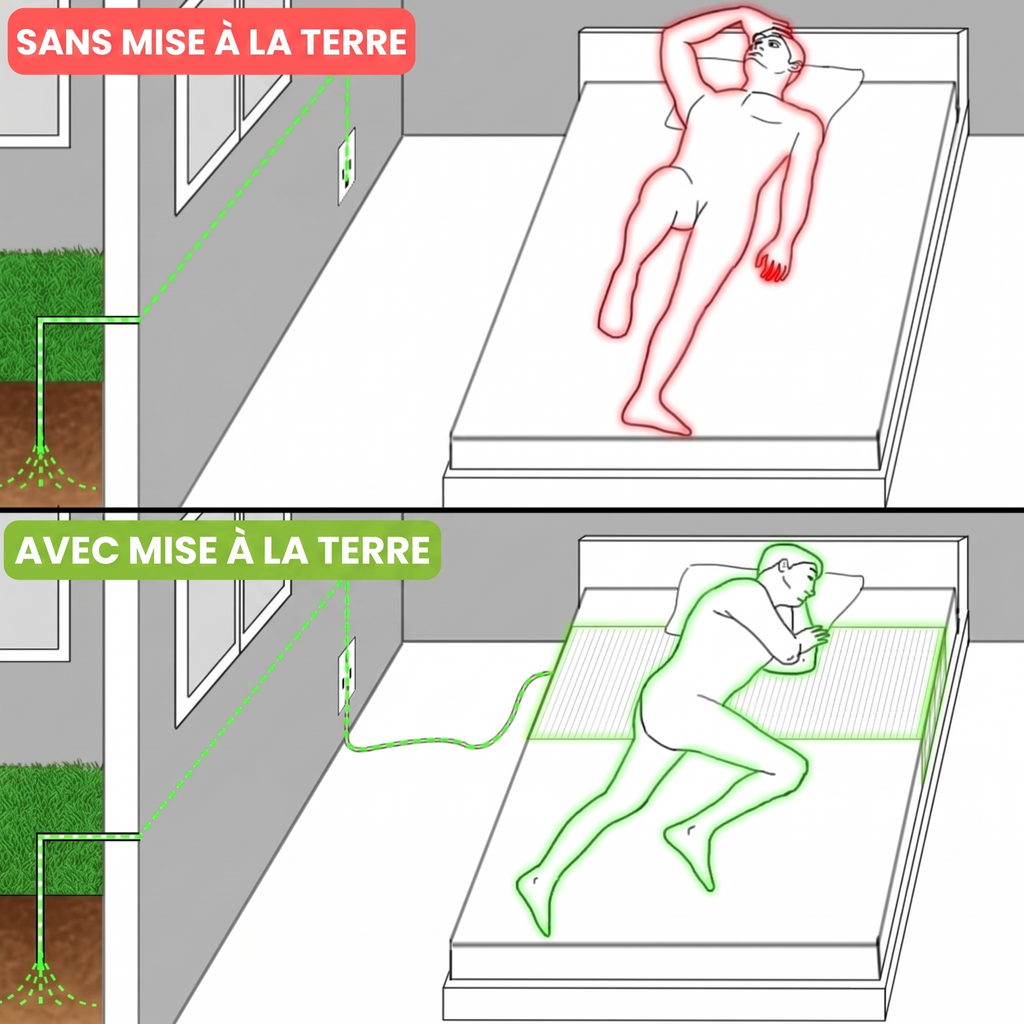 Sans vs avec mise a la terre
