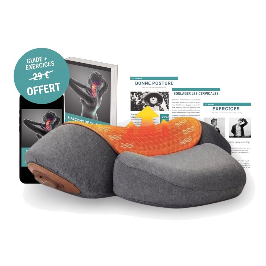Coussin CerviTrax avec guide et exercices offerts