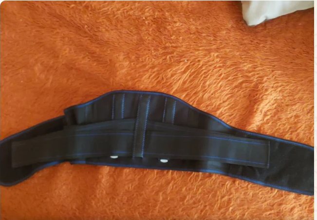 Photo de la ceinture envoyée par Christine V.